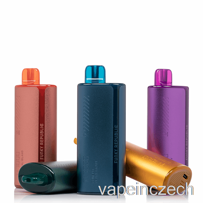 Funky Lands Ti7000 Jednorázová Borůvka Růže Máta Vape Bez Nikotinu